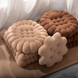 Sitting Biscuit Cushion Soft Shape Cushion Decorative Pillow Sofa Chair Car Seat Pad Outdoor Cookie Tatami Back Cushion