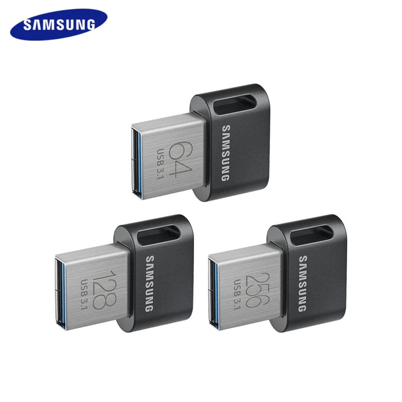 

SAMSUNG 64GB 128GB 256GB USB Flash Drive FIT PLUS Mini Pen Drive for PC Car USB3.1 Memory Stick High Speed Max 300Mb/s Pendrive