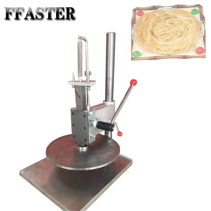 Manual Pizza Dough Press Flattening Machine Commercial Dough Roller Sheeter Pressing Pastry Presser Machines