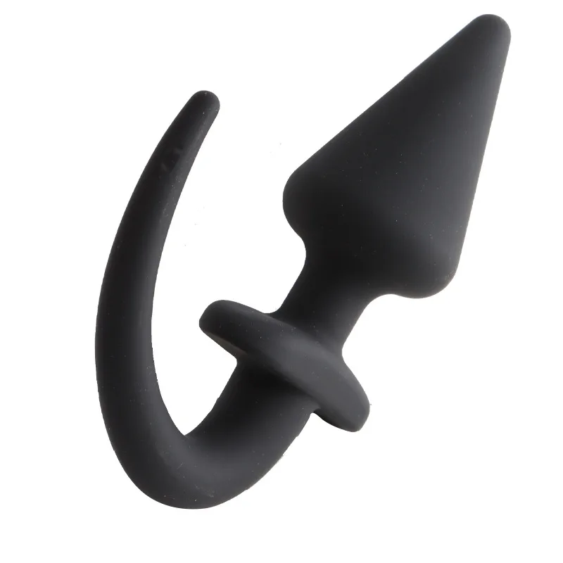 Silicone Dog Tail Butt Plug Puppy Tail Anal Plug G-spot Stimulator Erotic Adult Toys Slave Women Tail Gay Sex Game Toys