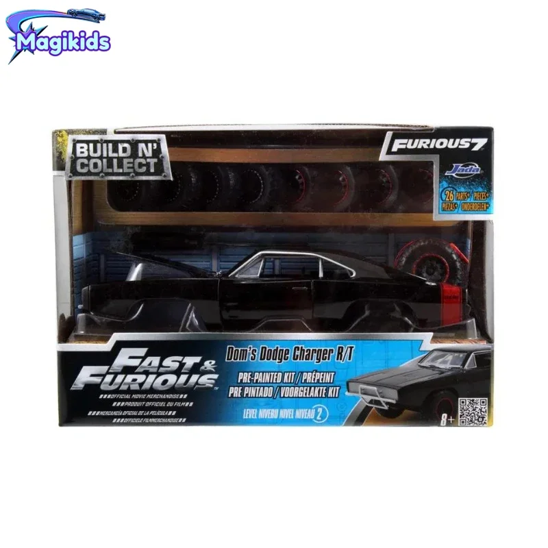 

Jada 1:24 Fast and Furious Dodge Charger R/T Assembled Car Diecast Car Metal Alloy Model Car Toys for Gift Collection