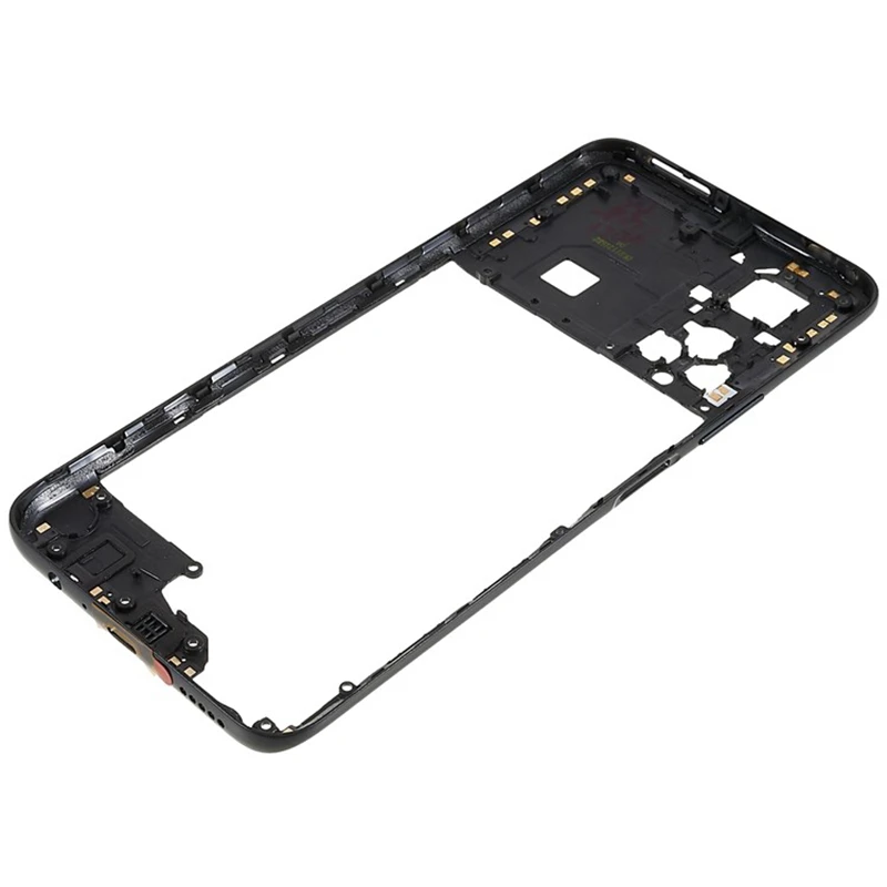 Frame médio Faceplate para Honor X7, Chassi dianteiro, Bisel médio da carcaça, Volume Botões, Peças de reparo