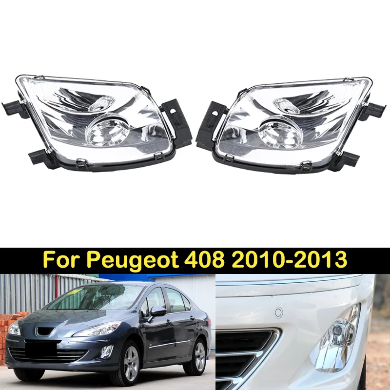 

Противотуманные фары DECHO для Peugeot 408 2010 2011 2012 2013, противотуманные фары переднего бампера в сборе, противотуманные фары