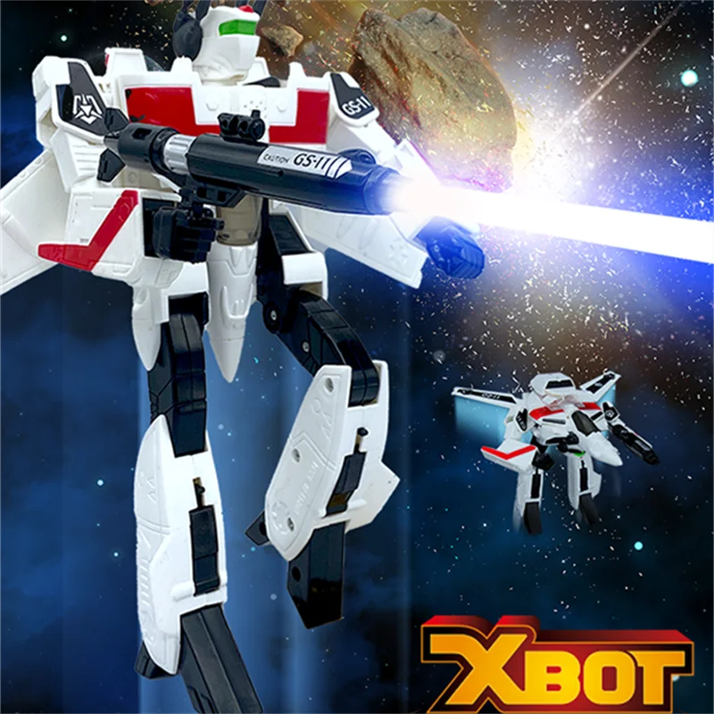 1:72 25cm Cartoon macross arcadia VF1 action figure Doll PVC kids collection Battlestar model toy