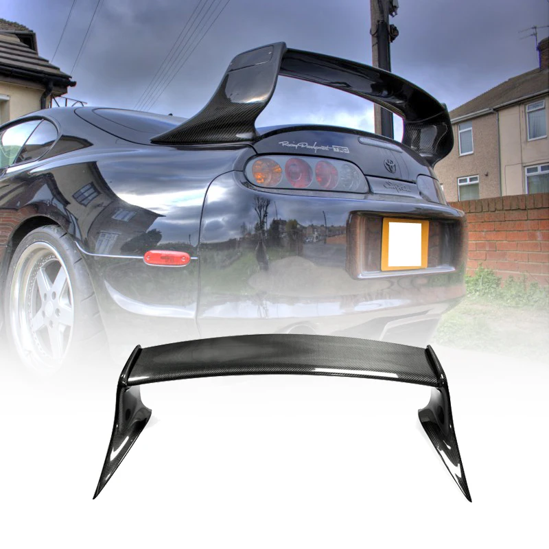

For TOYOTA Supra MK4 JZA80 TR-Style Rear Spoiler (Only Middle Panel Included)，Rear Aerodynamic Trim，Exterior Styling Part