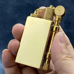 2024 Classic Brass Kerosene Lighter Creative Personalized Retro Lighter Gift