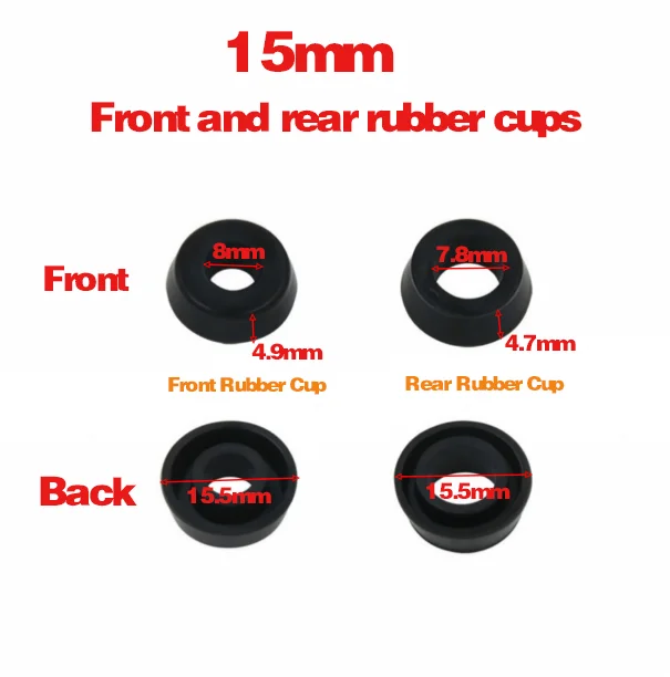 Oil Seal Front And Rear Cup 10/11/12/12.7/14/15/16/17.5/19/22.2MM Motorcycle Car Upper Pump Master Cylinder Brake Pump Piston