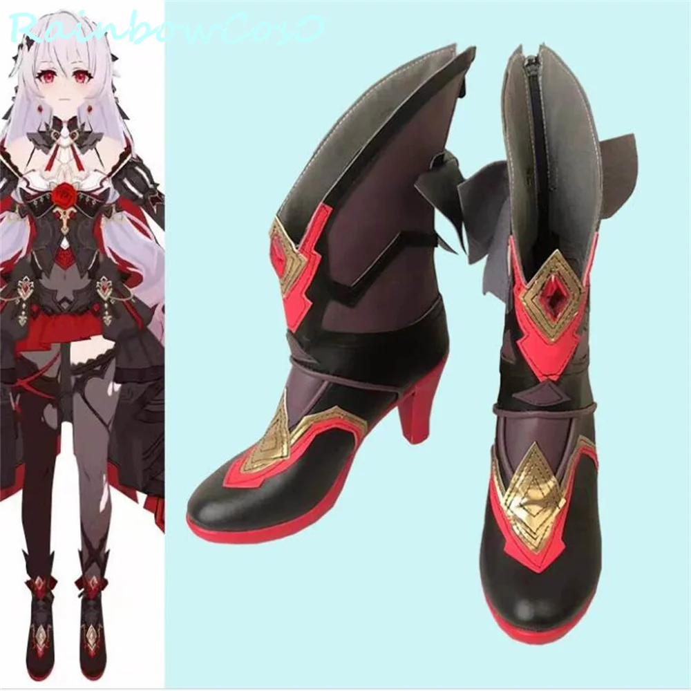 

Theresa Apocalypse Honkai Impact Cosplay Shoes Boots Game Anime Halloween Christmas Rainbowcos0 W3622