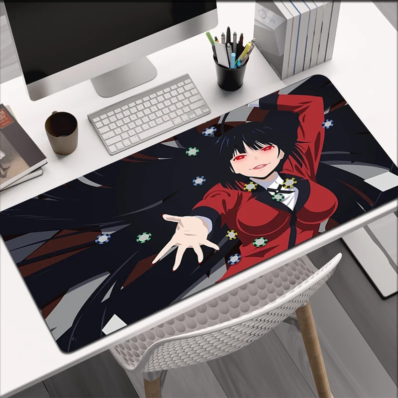 Anime Mouse Pad Gamer Computer Gaming Accessories MousePads Mouse Mat Tapis De Souris Коврик Для Мыши Kakegurui Yumeko Jabami