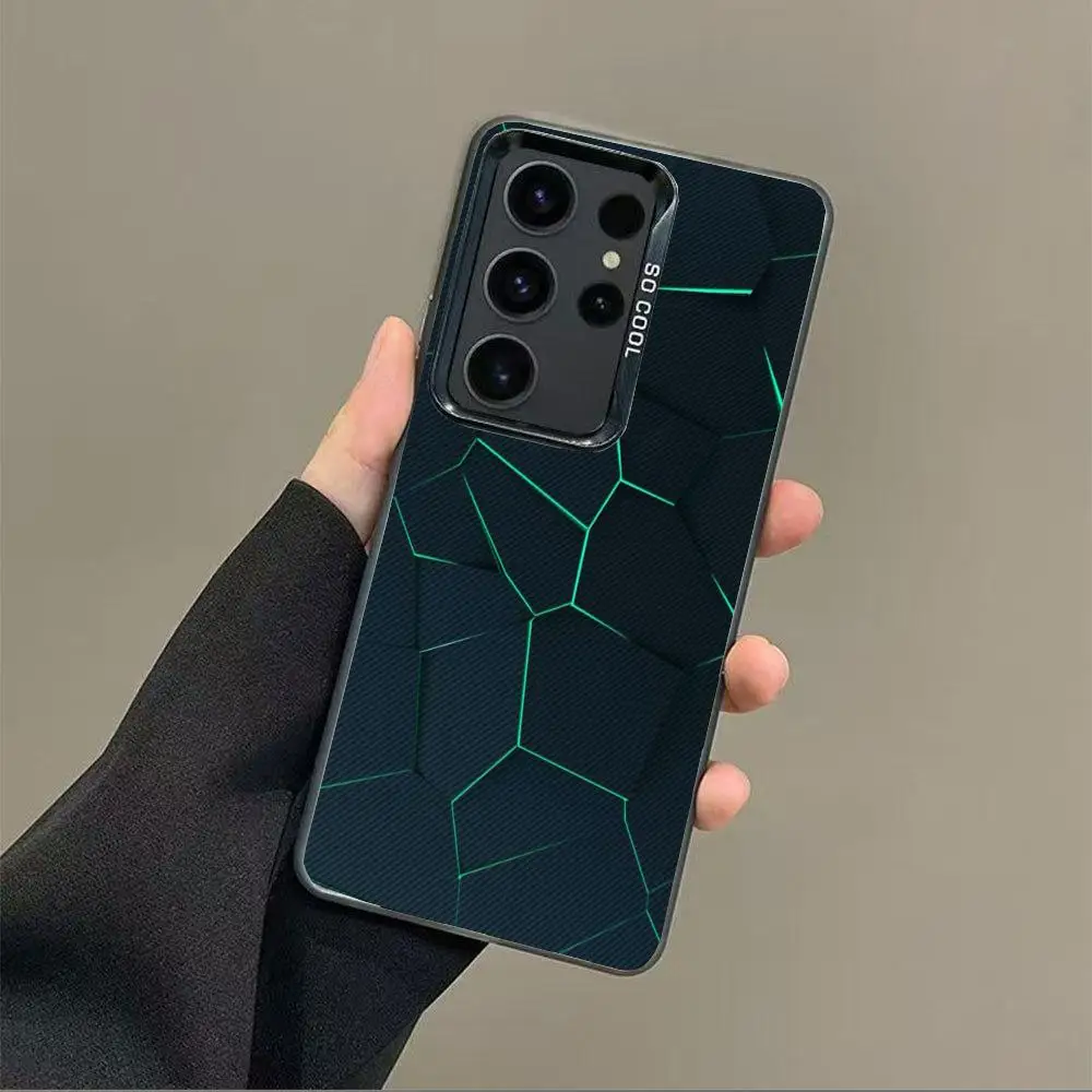 

Irregular crack Phone Case case for Galaxy S25 S24 S23 S22 S21 S20 Ultra/ FE/Plus shock-proof rear cover anti-fingerprint