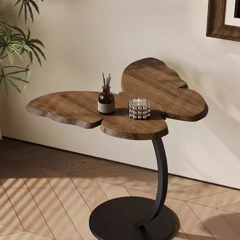 

Creative butterfly side table small coffee table new Chinese floor table mobile balcony bedroom side cabinet Furniture Home