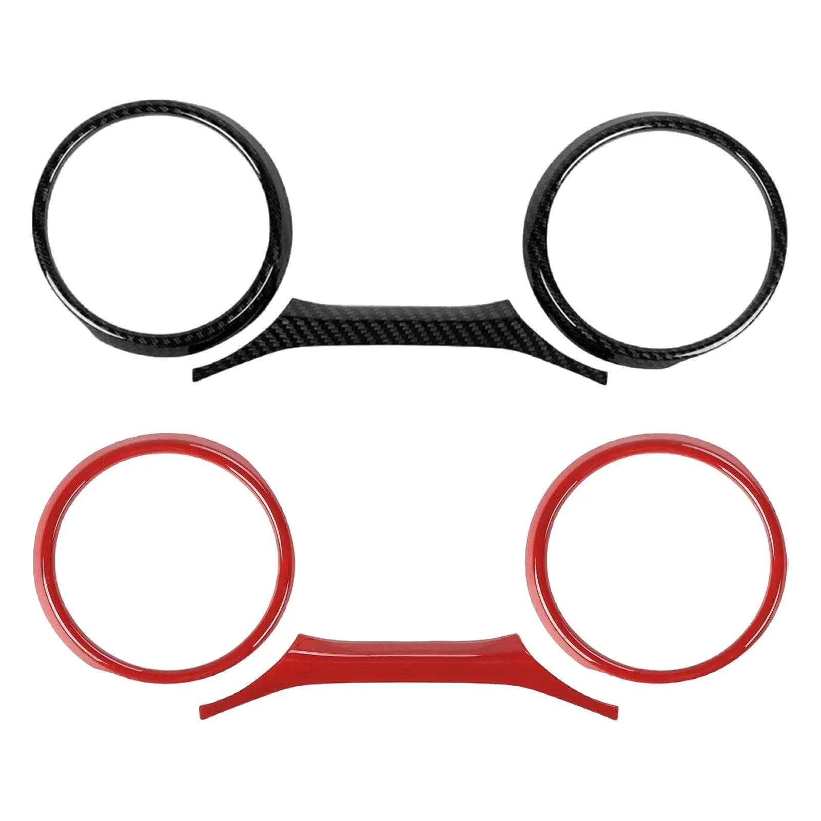 

Накладка на приборную панель из АБС-пластика, простая установка, декоративная рамка для интерьера для Jeep JL JLU JT