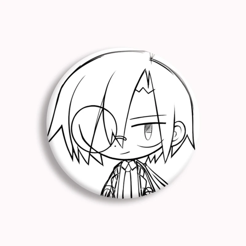 Victor Flankenstein Anime Soft Button Pin Cute Cartoon Victor x Satanick Fanart Brooch Badge Bag Decor Fans Collect Gifts