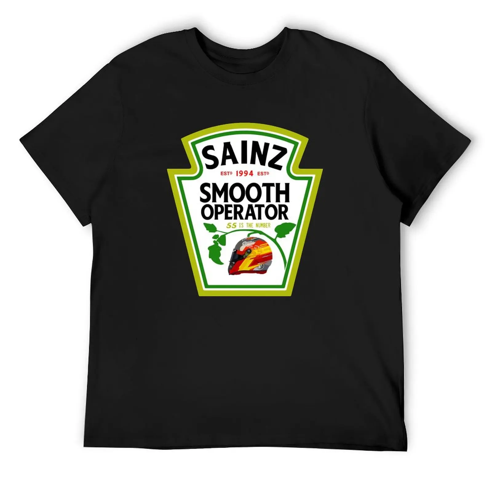 Carlos Sainz Smooth Ketchup T-Shirt oversized customs design your own hippie clothes new edition tshirts for men