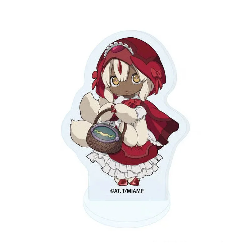 15cm Anime Made in Abyss Acrylic Stand Keychain Characters Ornament Accessories Christmas Collection Gift