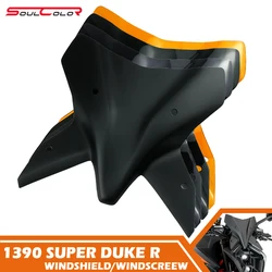 Motorcycle Sport Windshield Visor Matt Black Windscreen Fits For 1390 SUPER DUKE R 2024 2025 super duke EVO 24 25