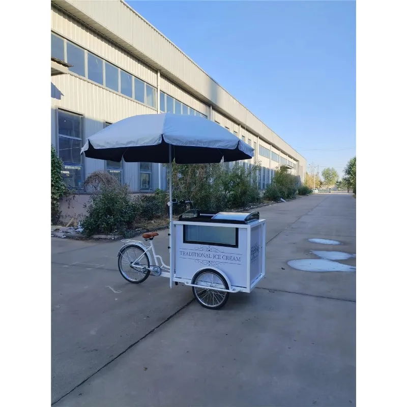 Triciclo/carrinho/bicicletas de sorvete para venda Bicicleta com freezer