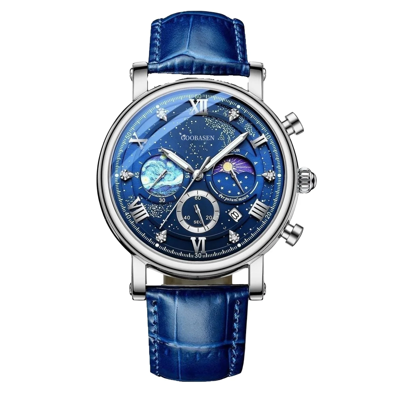 Multifunctional Vast Starry Sky Men's Watch, Waterproof, Luminous, Calendar, Premium Quality