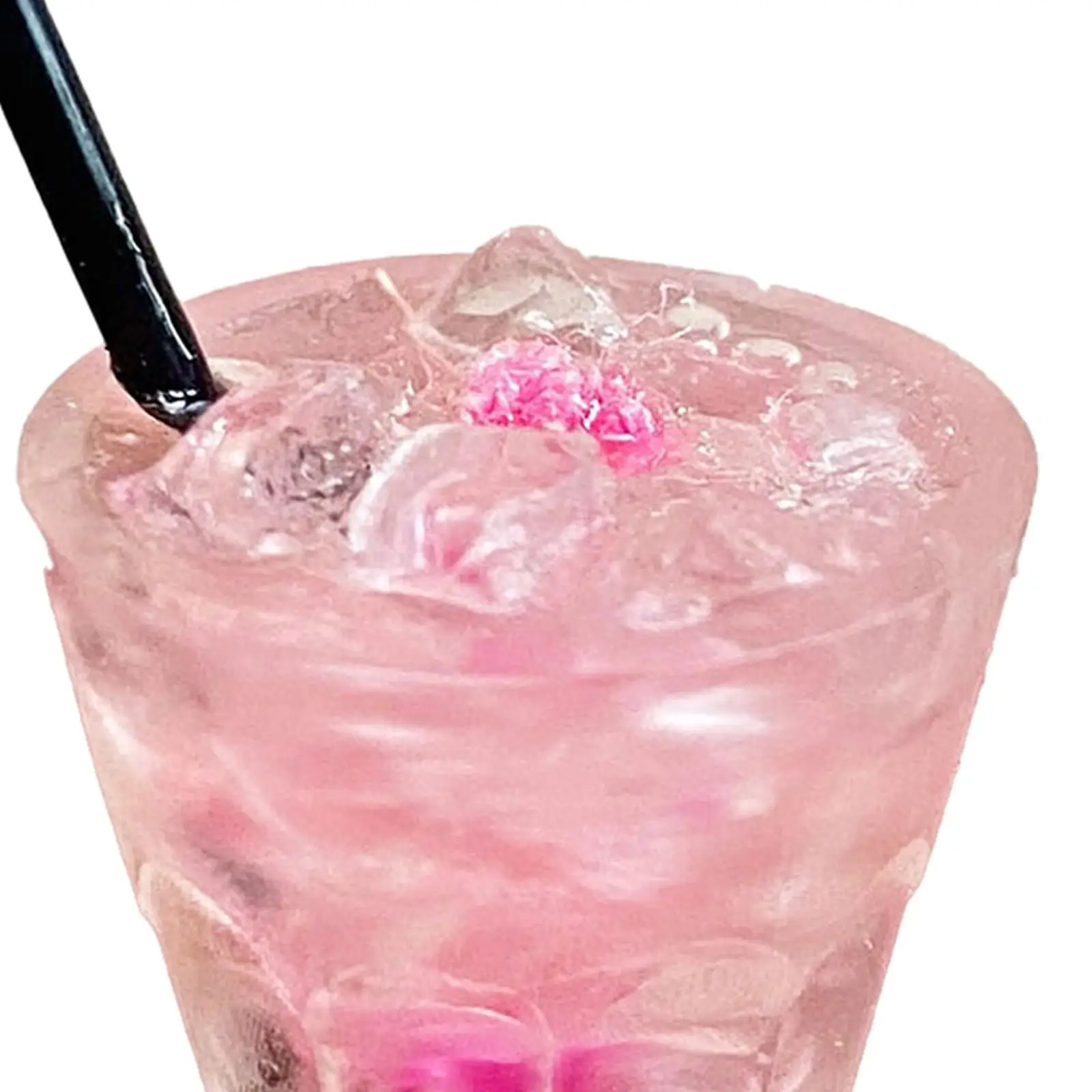 Casa de bonecas em miniatura, garrafa de bebida de resina, copo de coquetel, brinquedo para decoração de cozinha, chá, festa e sala de jantar