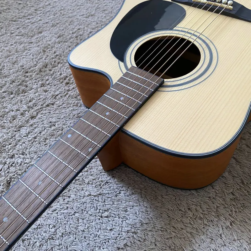 

H408 Galaxy Acoustic Guitar 41' Solid Spruce Top with Mahogany Body Golden Hardwares New and Genuine