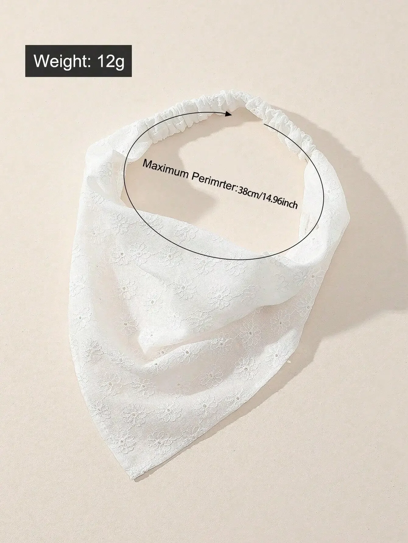 قطعة واحدة من عصابة الرأس بتصميم مطرز بالزهور مصنوعة يدويًا مع حافة صدفية، مثالية للاستخدام اليومي والعطلات #5