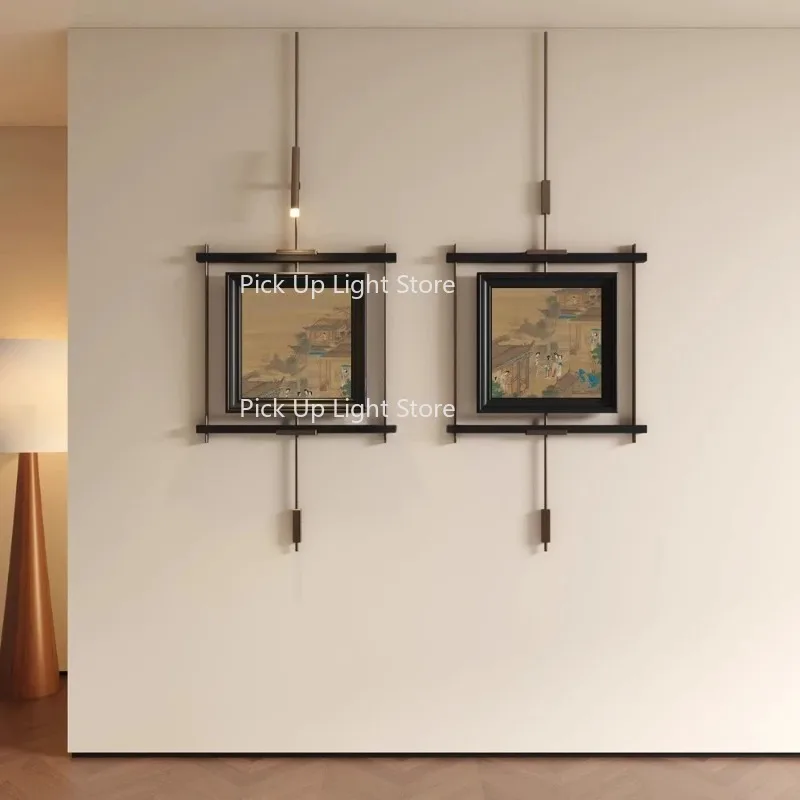 

Hotel entrance corridor wall decoration painting modern restaurant villa aisle bedroom lamp hanging painting