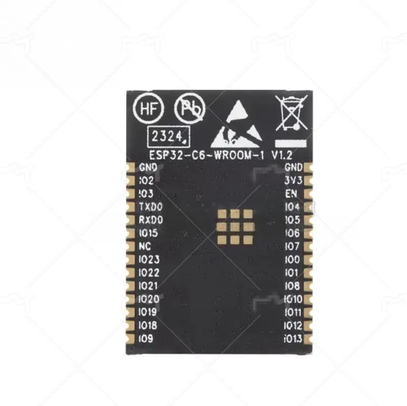 ESP32-C6-WROOM-1/1U N4/N8/N16 2.4GHz Wi-Fi6 Ble-5 Wireless Module 4MB 8MB 16MB Zigbee 3.0 Thread SPI