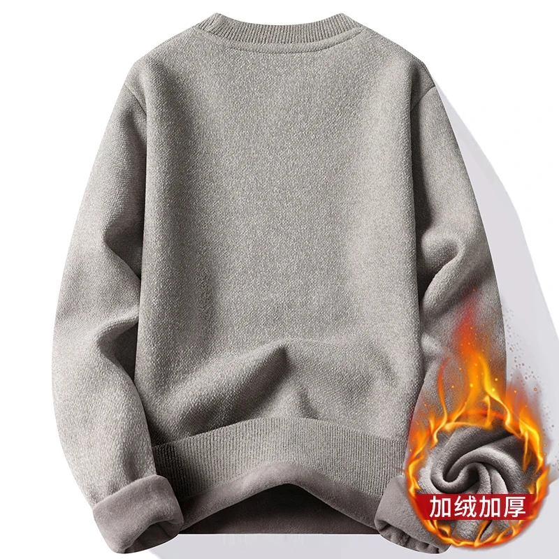 Sweater For Men Men's Clothing Streetwear Male Pullovers Spring Fashion Autumn Men's Sweat-shirt Knit Casual Hombre Warm Solid