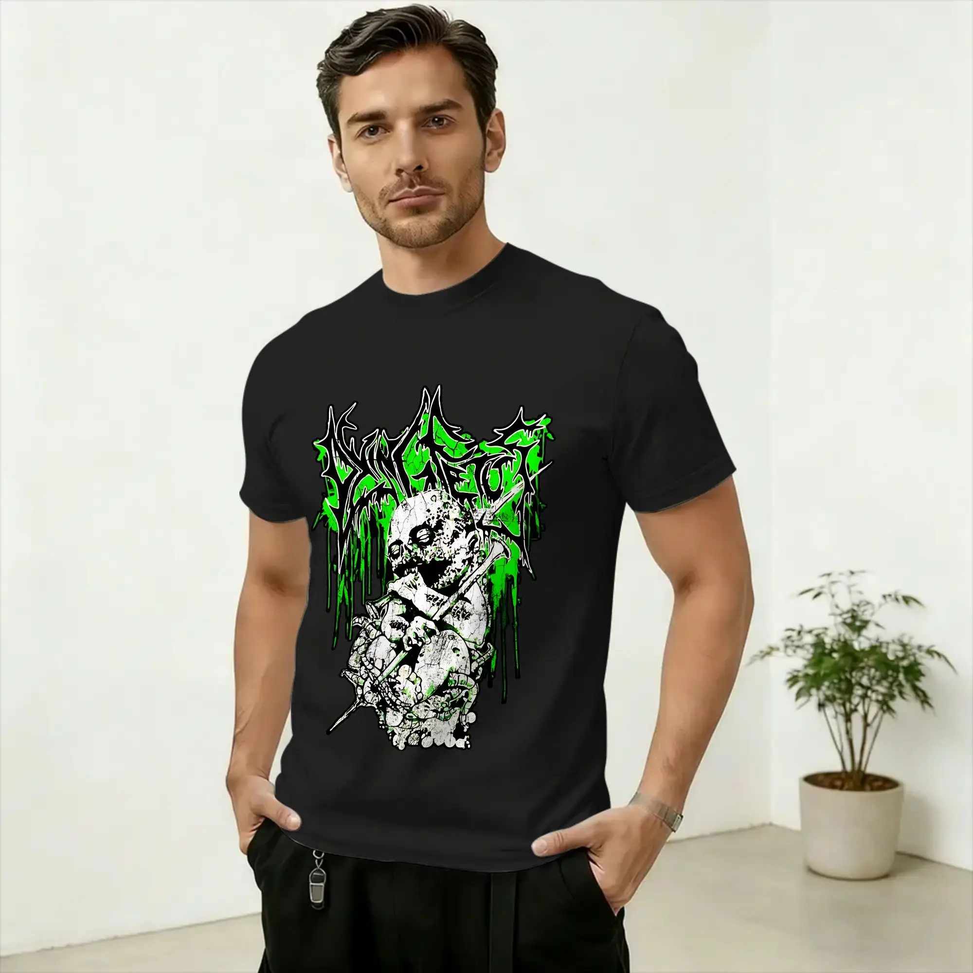 Unique Dying Fetus T-Shirts for Men Crew Neck Pure Cotton T Shirt  Short Sleeve Tee Shirt Plus Size Tops