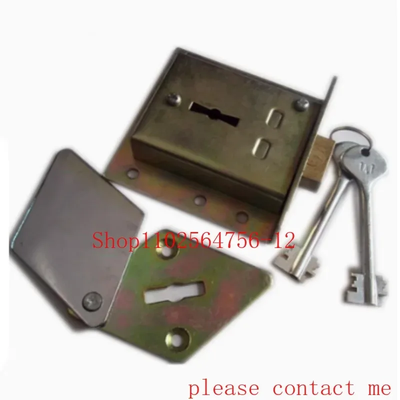 Small Vault Safe Deposit Flag Pole Blade Lock Anti-theft Door Lock