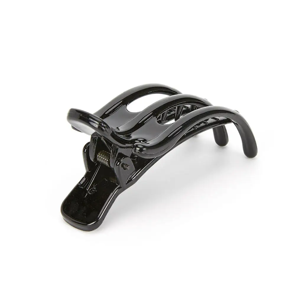 

Набор из 12 элегантных пластиковых заколок для укладки волос, нескользящие зубчатые держатели для хвоста, аксессуары для волос для женщин, черные