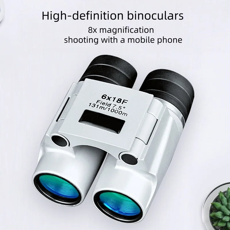 6X18Binoculars Autofocus Telescope Low Light Night Vision Portable Compact Outdoor