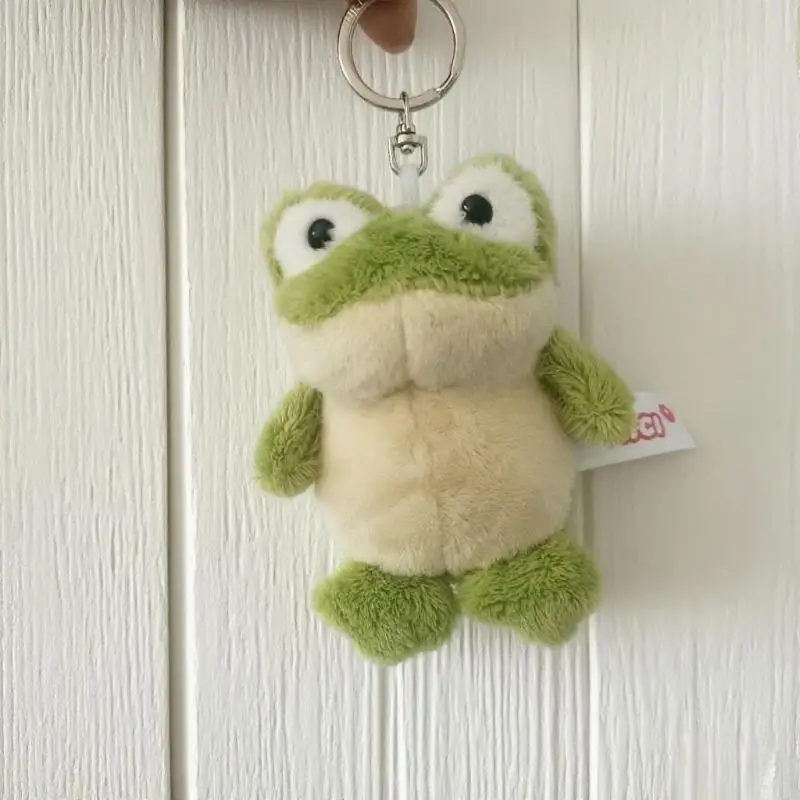 Cute Green Frog Plush Keychain Cartoon Animal Plush Pendant Backpack Decor Festival Gift For Daily Use view 6