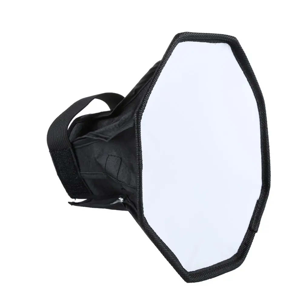 20Cm Universal Foldable Flash Diffuser Softbox Professional Photo Flash Octagonal Diffuser Soft Box for Canon Nikon Sony