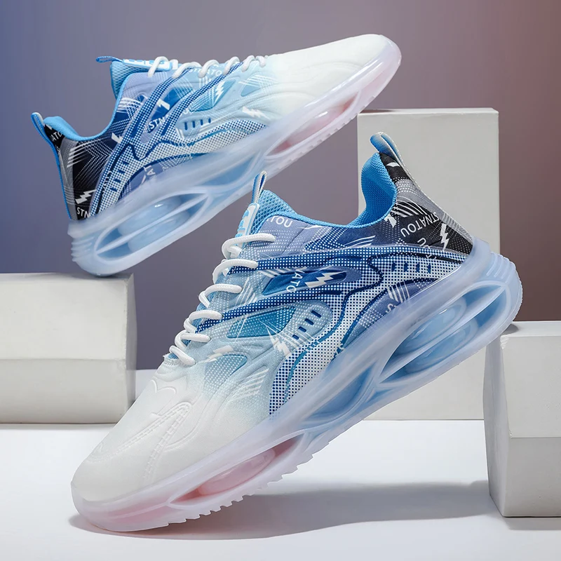 

YRZL мужские кроссовки, легкая дышащая спортивная обувь для мужчин, бег, бег в тренажерном зале, нескользящая обувь для тренировок на открытом воздухе