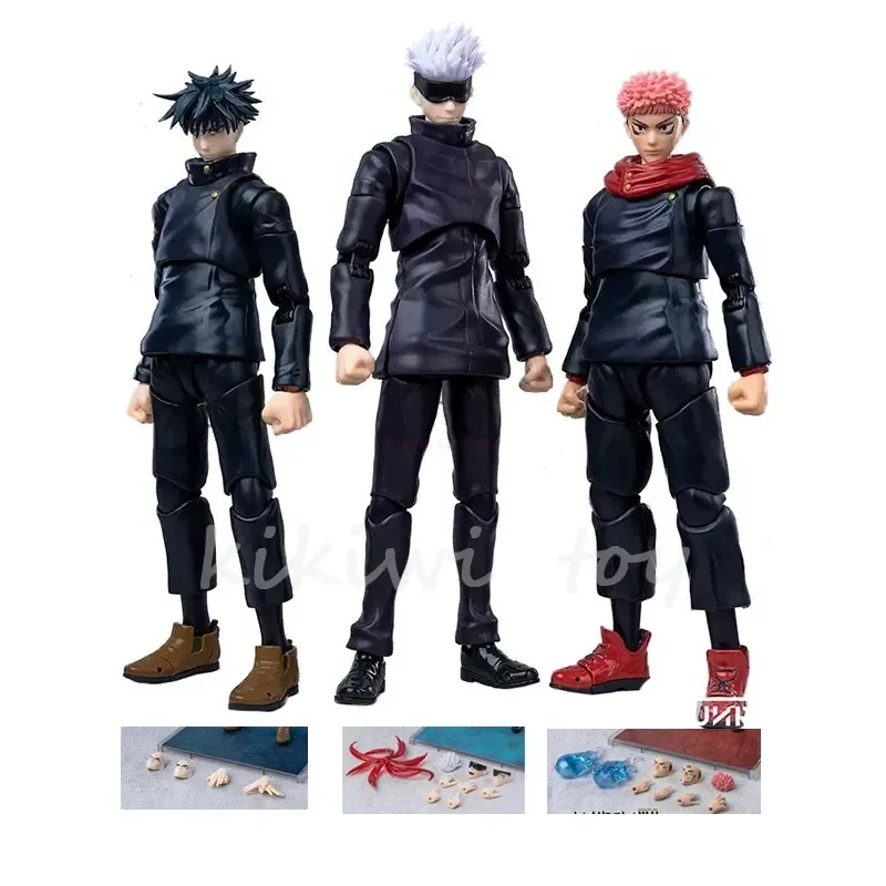 

21cm Anime Jujutsu Kaisen Figure Satoru Gojo Itadori Yuji Fushiguro Megumi Action Figure Pvc Figurine Model Collectible Toy Gift