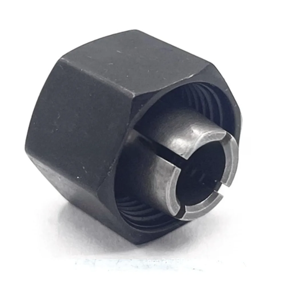 Router Chuck Nut Router Collet Nut Workshop Repair Metal Construction Lightweight Easy Installation Smooth Operation