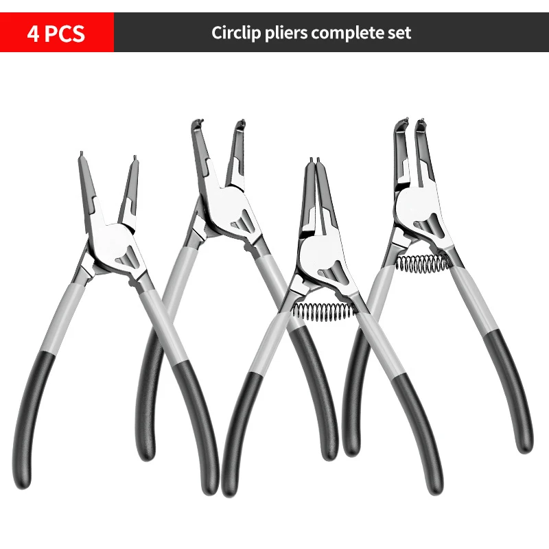 7inch Snap Ring Pliers Set Internal/External Circlip install uninstall Kits Snap Rings Puller Hand Circlip Plier Remover Tool