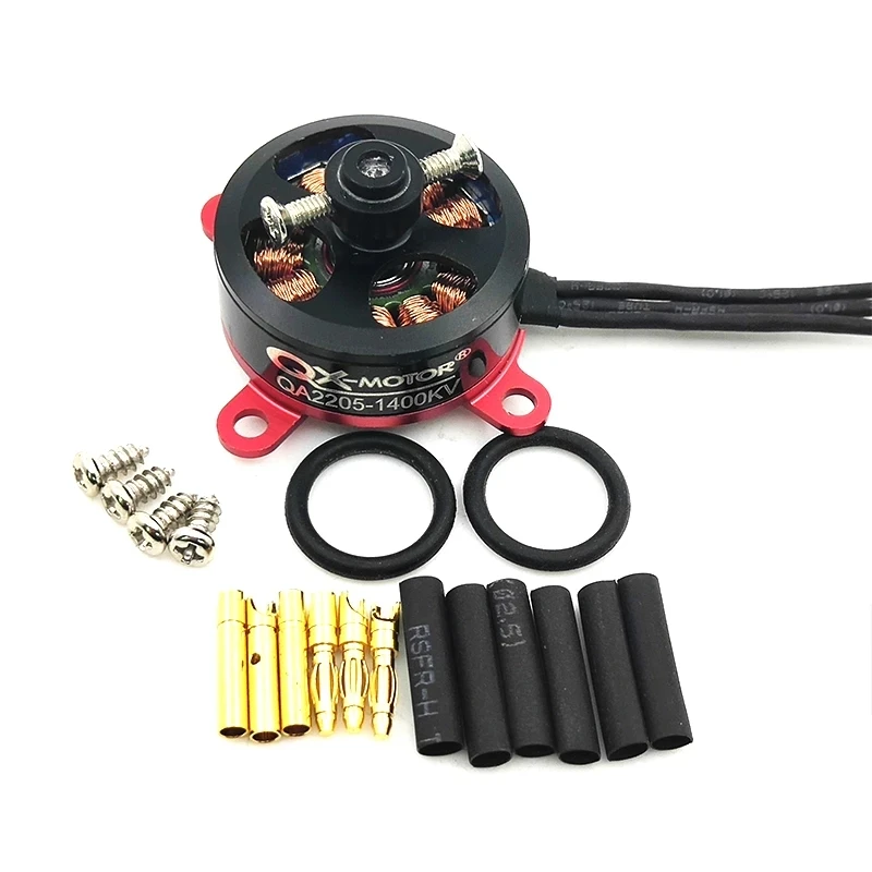 QX-MOTOR 2205 1800KV KV1400 / Upgrade 2204 Brushless Motor Support 2-3s For KT F3P Remote Control Toy Accessories