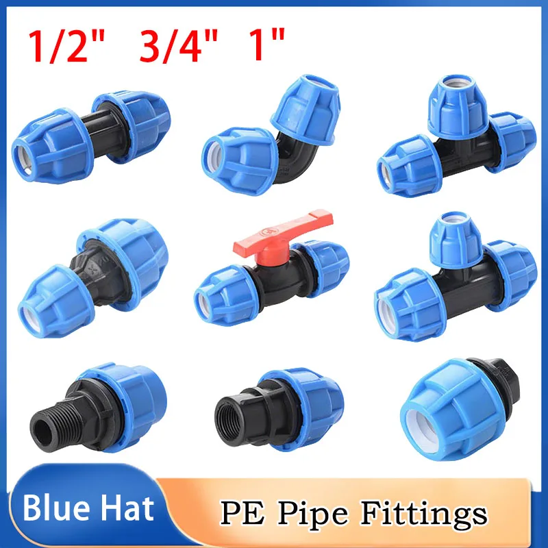 

1 шт., 20/25/32 мм, 1/2 дюйма, 3/4 дюйма, 1 дюйм, полиэтиленовая труба, быстроразъемный соединитель, колено для уменьшения водопроводной трубы, кран для орошения водой