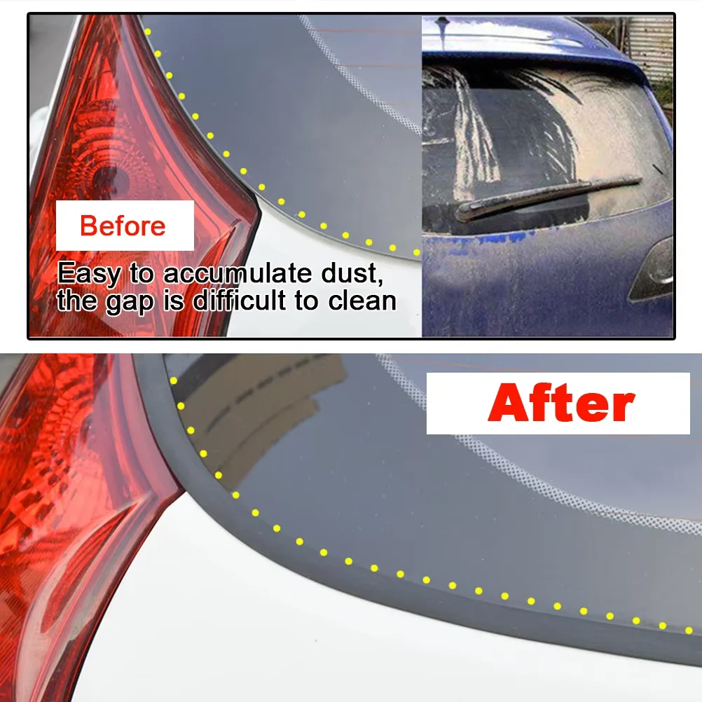 2M/4M V-Shaped Windshield Seal Strip – Waterproof & Noise-Reducing Rubber Weatherstrip