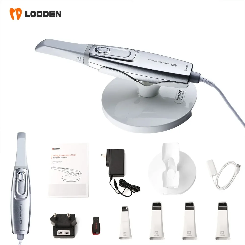 Lodden 3d Dental Intraoral Scanner 90 Seconds Full Arch and Occlusal Impression 3d with Software Real Color CAD/CAM Chair Side