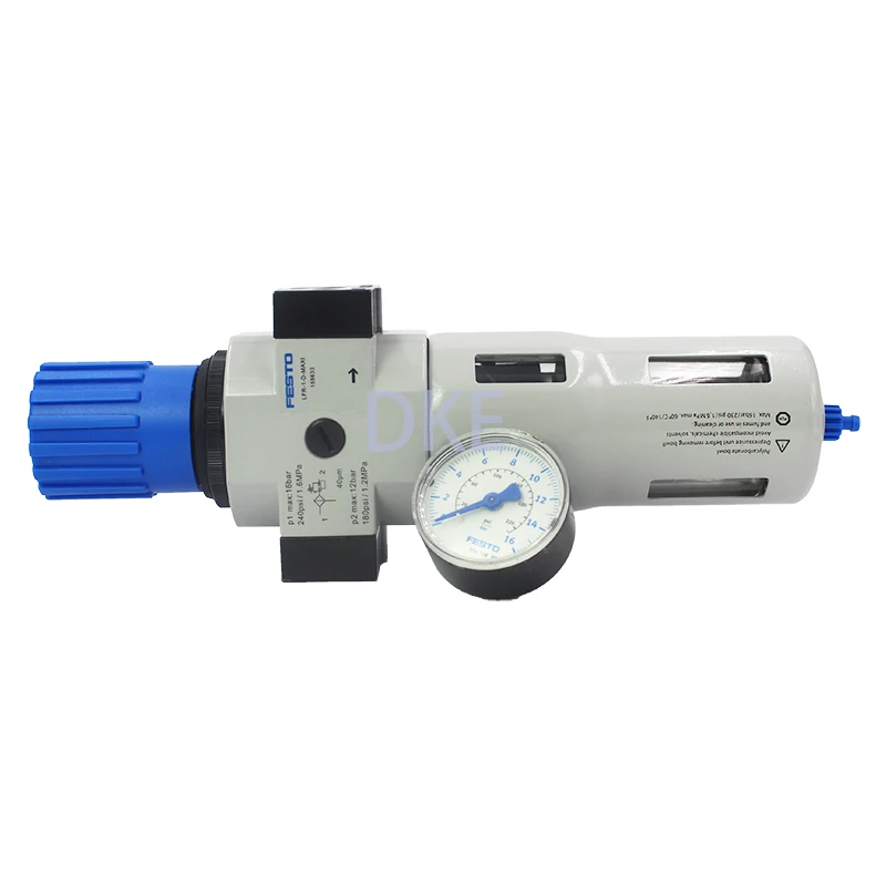 

FESTO Original Filter Regulator LFR-1/2-D-7-MAXI Automatic & Manual Drainage With MPA Pressure Gauge 186495 1/2 3/4 1