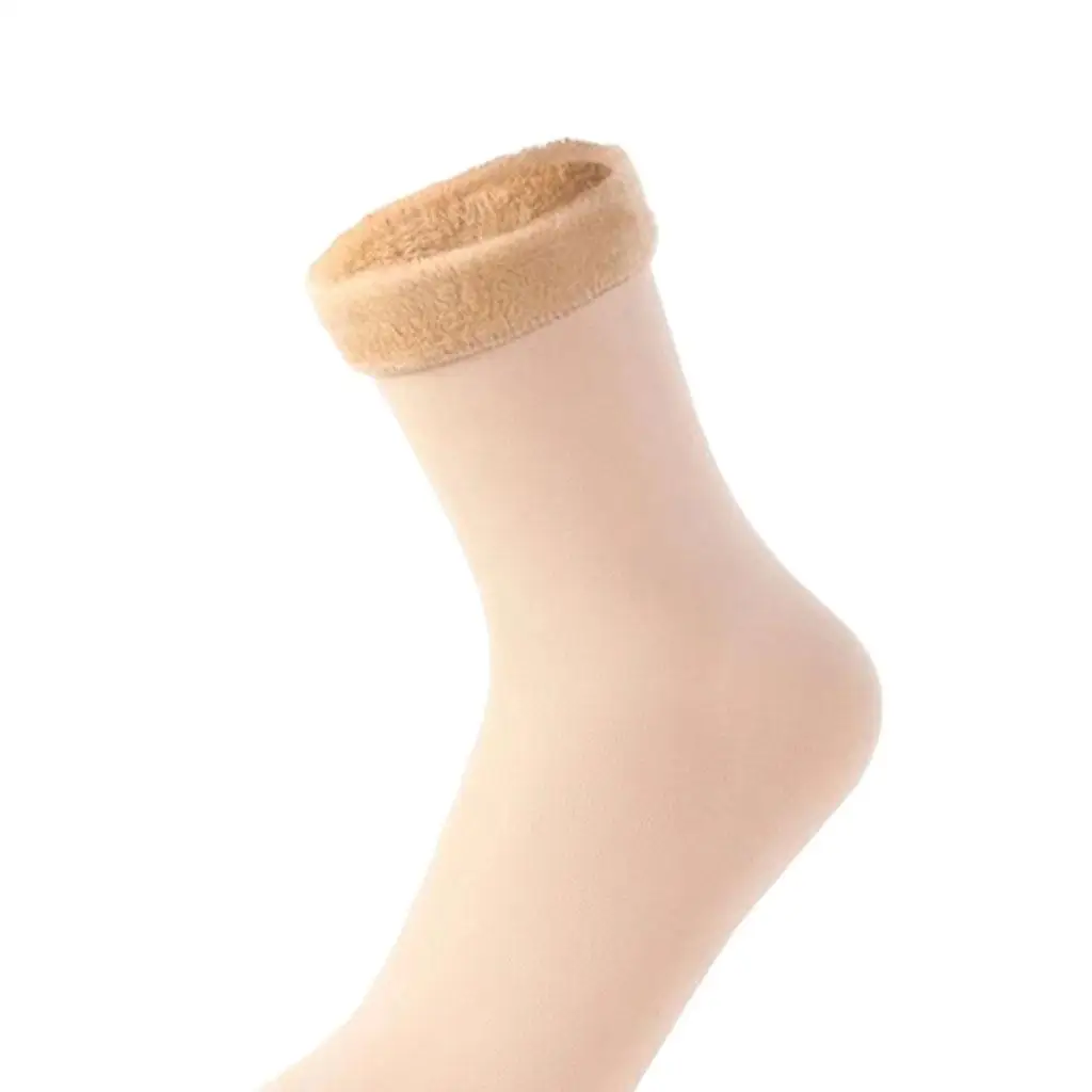 雪暖かいサーマルソックスチューブ居心地の良いソフトソックスウォーキング女性/男性大人用