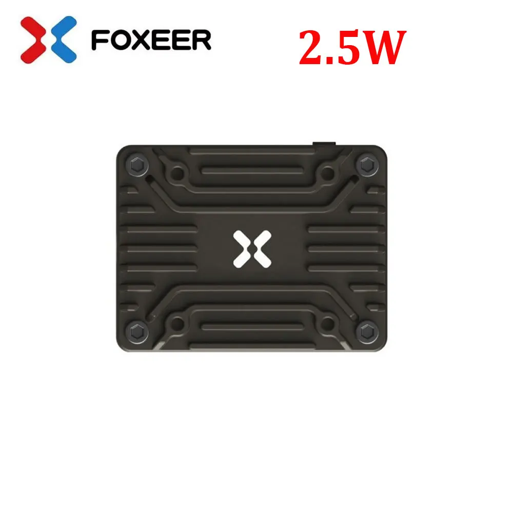 Foxeer Reaper Extreme 2.5W VTX 5.8G 72CH Pitmode 2500mW Build-in Mic CNC Heat Dissipation Shell 2-8S for FPV Long Range