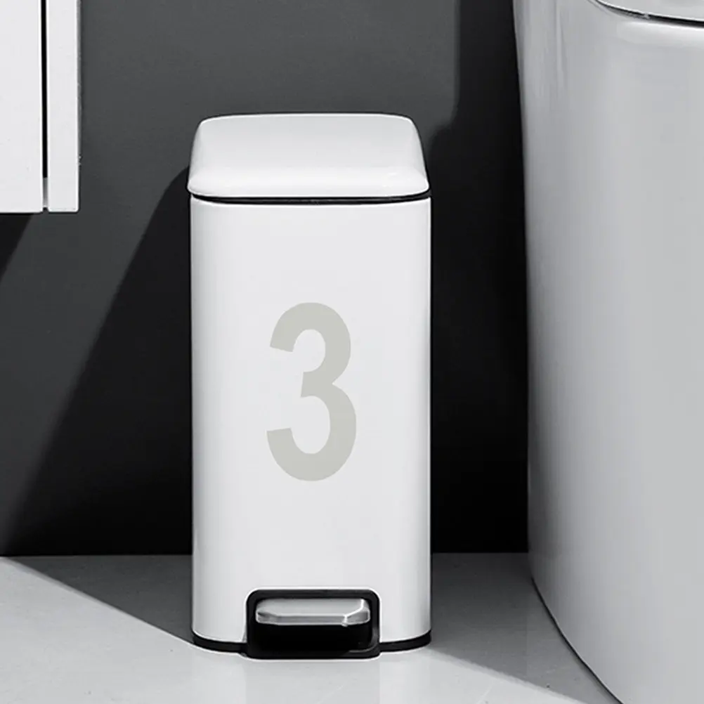 

6 листов самоклеящихся светоотражающих виниловых наклеек с цифрами 0-9 для почтовых ящиков, номеров домов, адресных табличек, использования на наружных дверях и стенах