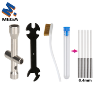 13Pcs 13 In 1 Wrench + Mini Cross Socket + Nozzle Brush + Cleaning Needles for Ender 3 E3D / MK8 3D Printer Parts Tools