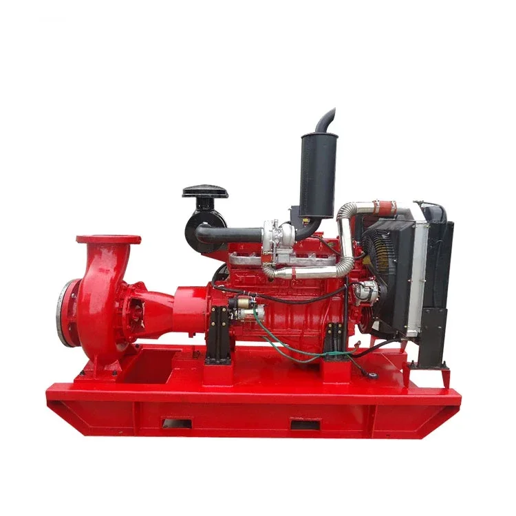 30hp diesel engine single stage closed impeller centrifugal casting water pump for river