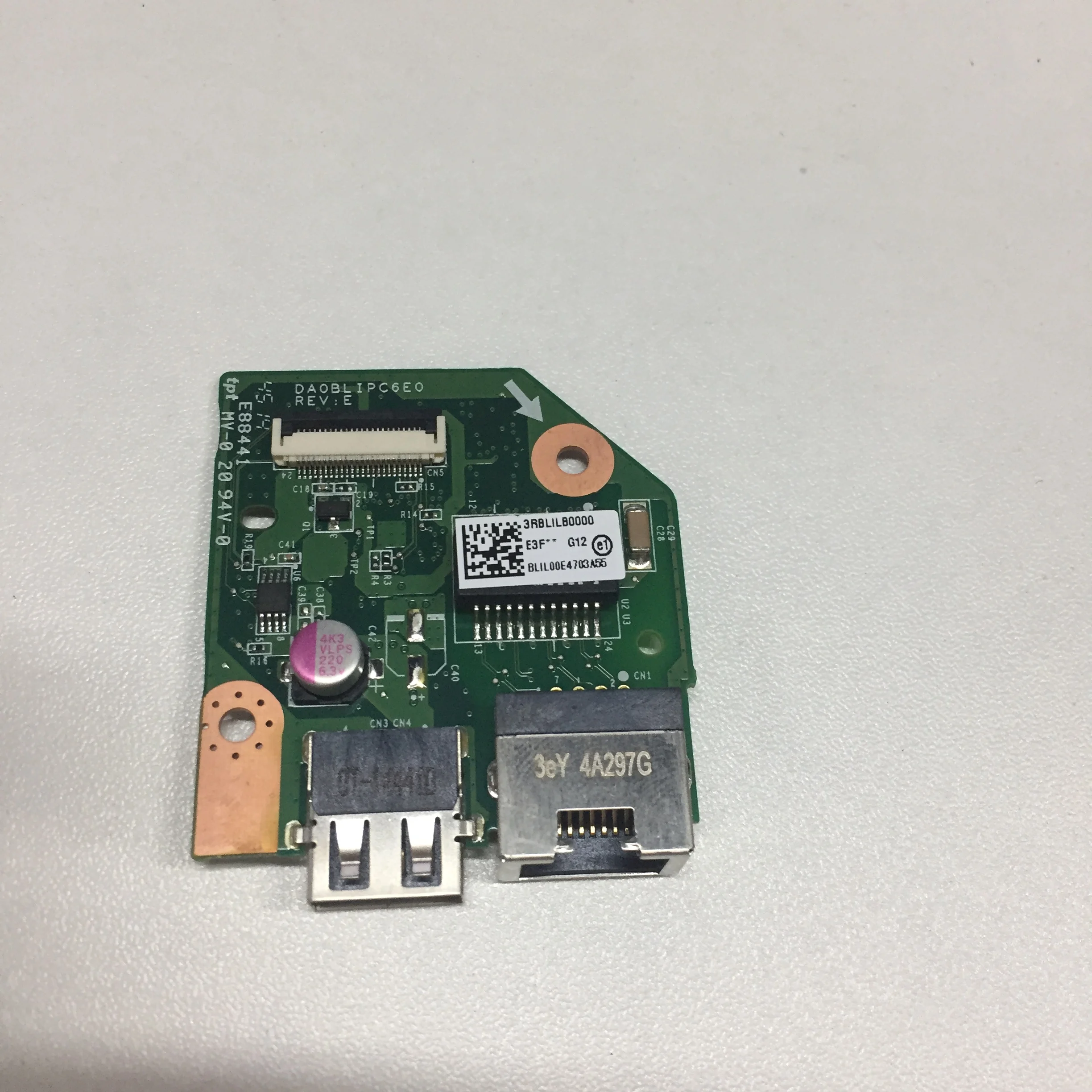 3RBLILB0000 for Toshiba Satellite L50T-B-137 USB LAN Ethernet Port Board 3RBLILB0000