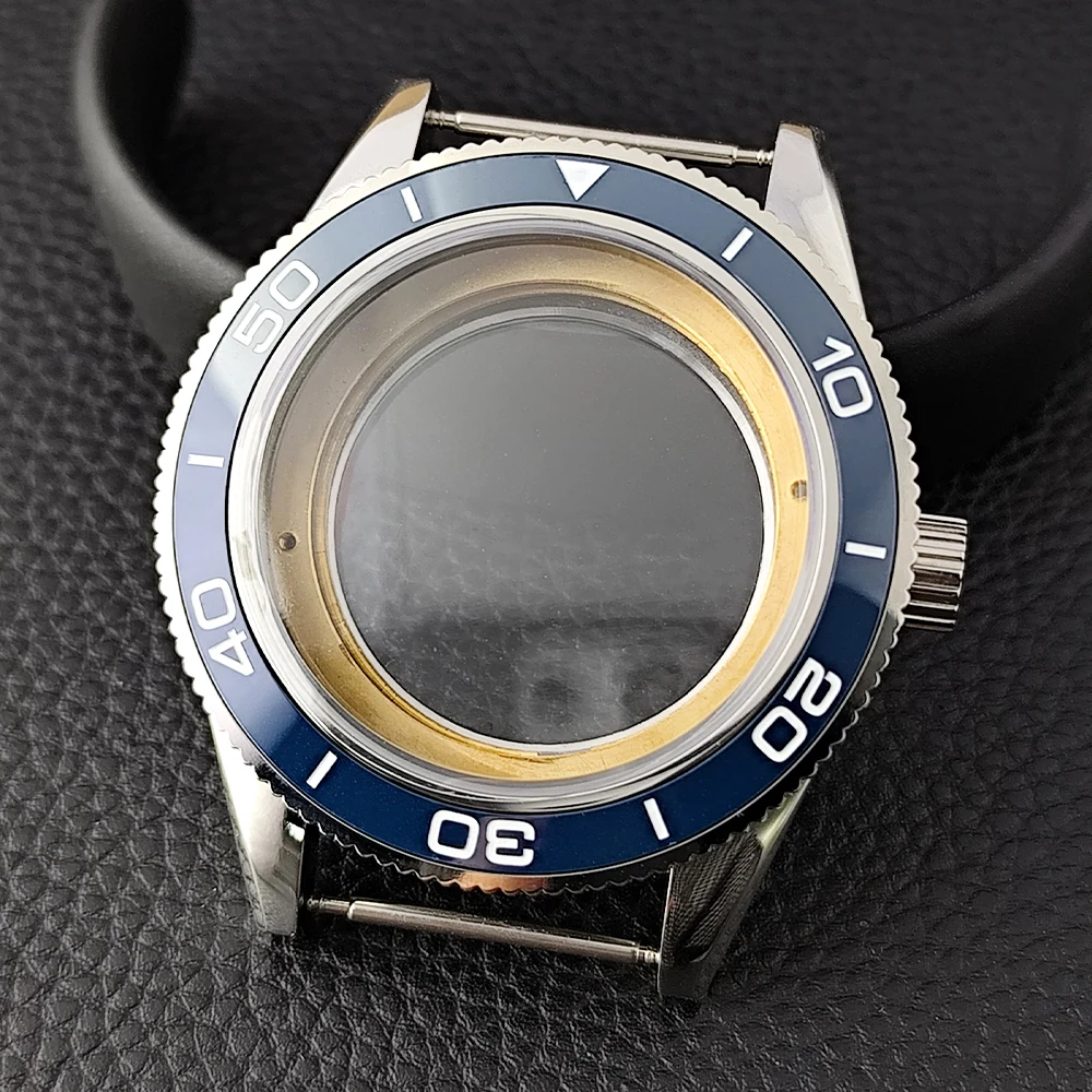 8215 Gehäuse 41,7mm Edelstahlgehäuse Passend für 8215 Uhrwerk Uhrenzubehör Saphirglas Uhr für Herren 20mm Uhrenarmband – Detail 4